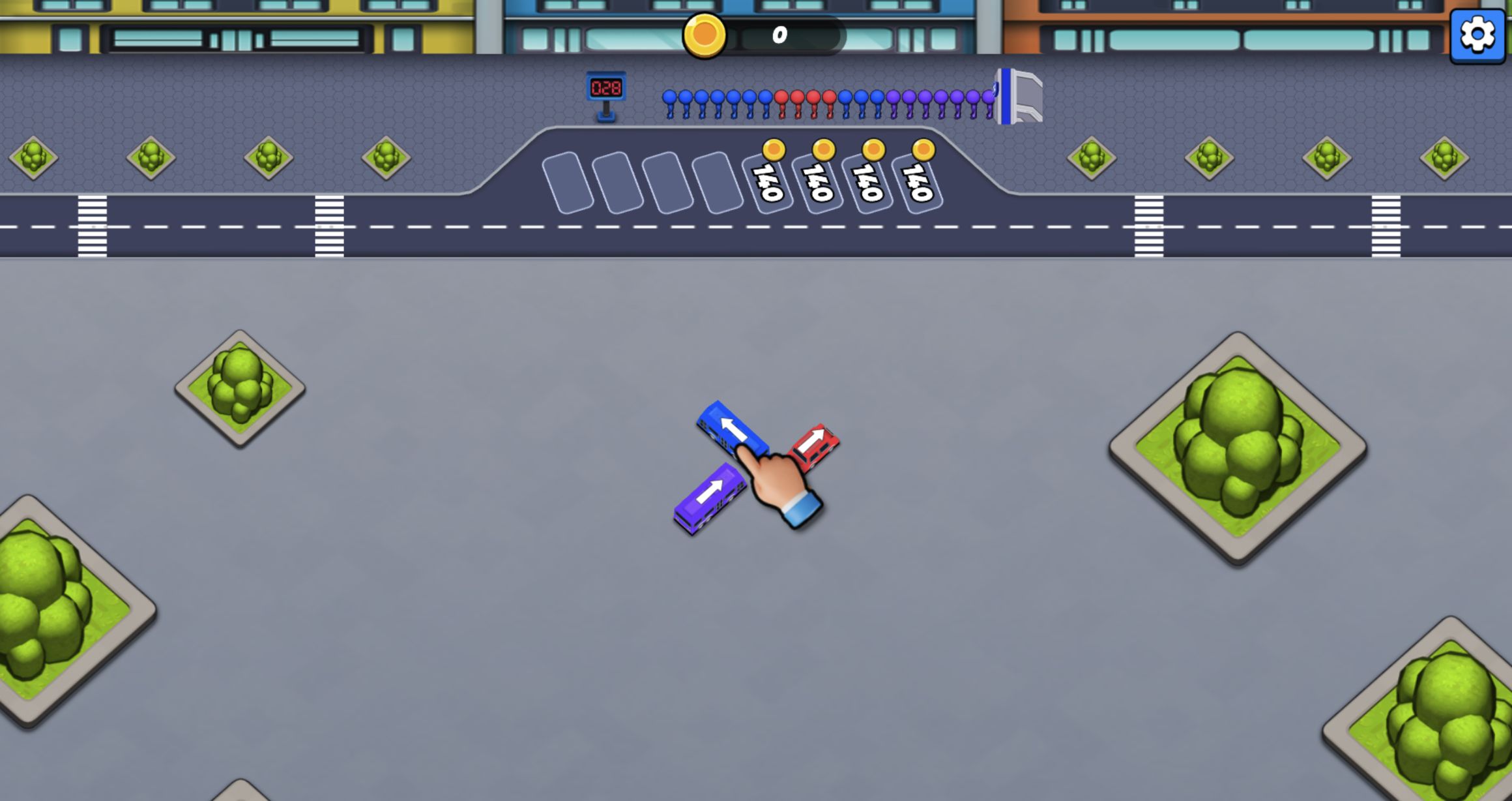 Bus Parking Out Level 1 shown in direct desktop and mobile fullscreen game views