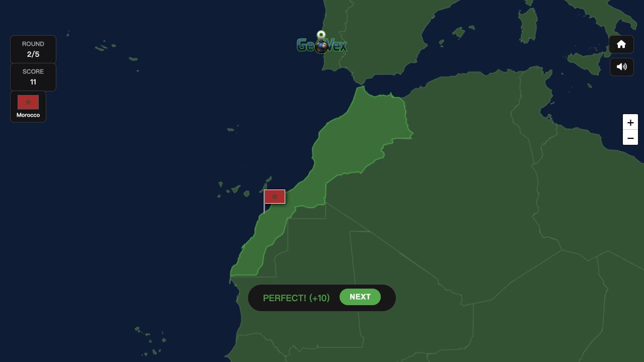 GeoVex Morocco result marked PERFECT with the score raised to 11