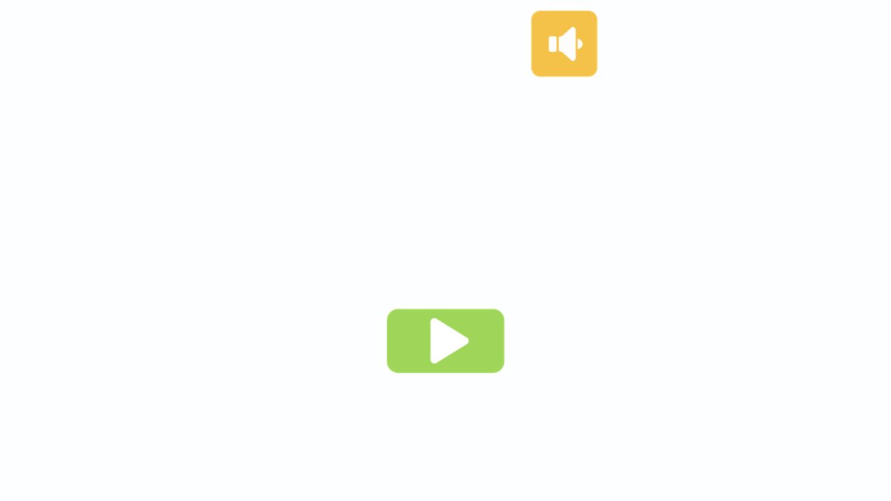 Minimal HEX Connect menu with a green play button and yellow sound control